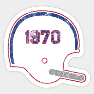 Buffalo Bills Year Founded Vintage Helmet Sticker